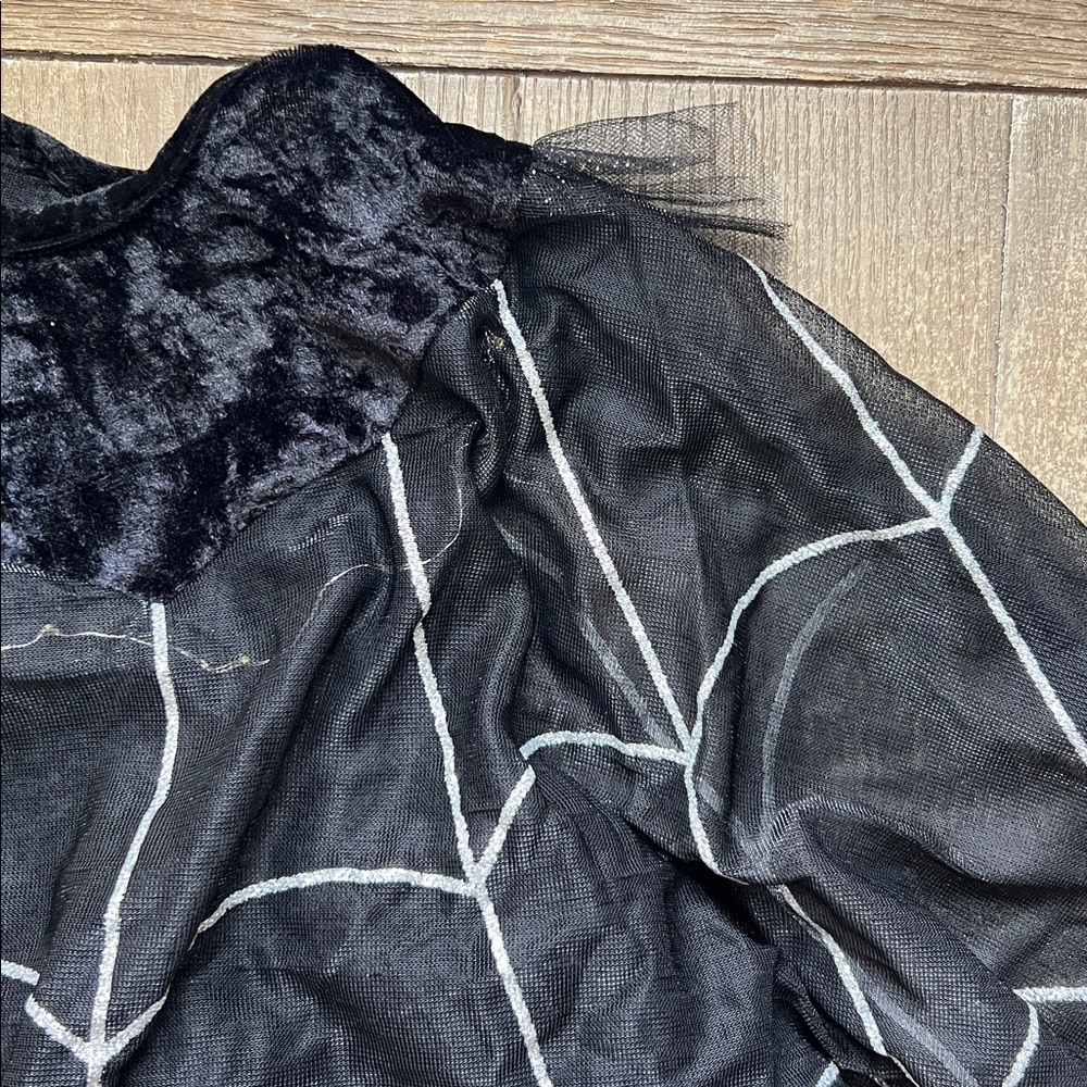 NWOT Pottery Barn Kids Black Spider Queen Costume - Picture 7 of 16